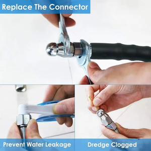 Tuyau de nettoyage haute pression OEM 15m 5800psi avec kit de buses de drainage <span class=keywords><strong>1</strong></span>/4 pouce (<span class=keywords><strong>1</strong></span> avant, 3 arrière) pour voitures - Product Image 3