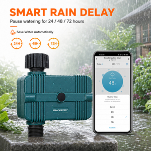 Temporizador de Riego para Jardín TUYA ZIGBEE, Aspersor Inteligente, Controlador de Riego por Goteo, Medidor de Flujo de Agua Integrado - Product Image 2