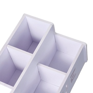 Direct factory desk small parts storage acrylic wood plastic board environmental protection material customization decorative s