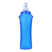 Bouteille d'eau souple pliable pour le sport, course à pied, en TPU