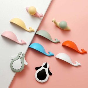 Tiradores de Aleación de Zinc con Diseño Creativo de <span class=keywords><strong>Ballena</strong></span>, Caracol y Pingüino, Coloridos, para Armarios, Cajones y Habitaciones Infantiles - Product Image 2