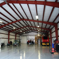 Bâtiments d'entrepôt préfabriqués en acier à faible coût, kits de construction de garages préfabriqués