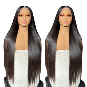 Perruque Lace Frontale de Haute Qualité avec Cheveux Remy, Extensions de Cheveux Humains Vierges Bruts Vietnamiens, Prix de Gros Usine - Product Image 1