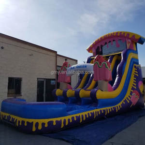 GMY Inflatables Golden Crown Rainbow Toboganes de agua Productos inflables con tobogán de piscina para niños - Product Image 6