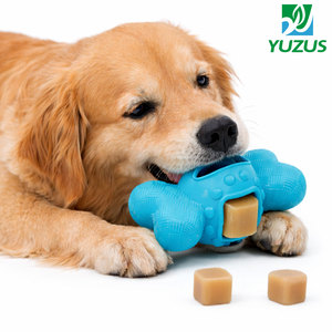 Giocattolo da Masticare per Cani in TPR a Forma di Osso, Distributore di Snack, Etichetta Privata OEM, Giocattolo Durevole per Addestramento Animali Domestici - Product Image 1
