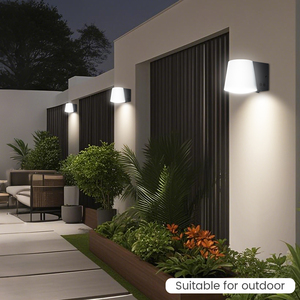Lampe murale solaire SRESKY à capteur LED, éclairage solaire extérieur pour jardin - Product Image 5