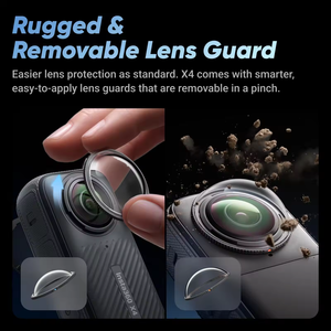 Cámara Deportiva Panorámica <span class=keywords><strong>Insta</strong></span> <span class=keywords><strong>360</strong></span> X4 para Buceo, Motociclismo y Esquí, Grabación 8k, Edición con IA, Estabilización, Gran Angular 4k, CMOS, MicroSD - Product Image 6