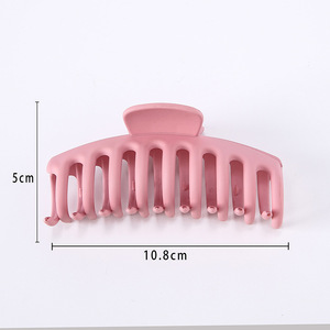Pinza de pelo de cangrejo esmerilado para mujer, garra de gran tamaño para el pelo - Product Image 6