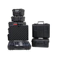 Étui rigide en plastique facile à transporter pour amplificateur DJ 2u Étui solide pour rack 3u Étui de vol rechargement d'équipement de munitions Étui personnalisé