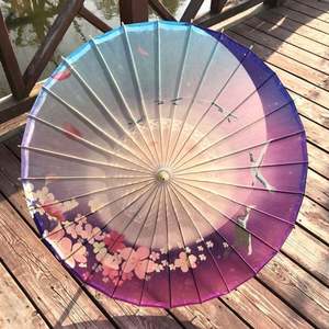 Parasol fluorescent UV personnalisé en tissu nylon, éventail lumineux pour rave - Product Image 3