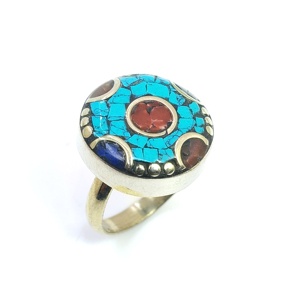 Antique Tibetan <b>Turquoise</b> <b>Rings</b> Handmade Jewelry Wholesale Jewelry Women and Girls Fashion <b>Rings</b> Suppliers - Product Image 4