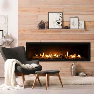 Chimenea <span class=keywords><strong>de</strong></span> <span class=keywords><strong>Gas</strong></span> Inteligente Moderna Personalizada <span class=keywords><strong>de</strong></span> 2 y 3 Lados con Inserto <span class=keywords><strong>de</strong></span> Acero y Control Remoto para Uso en Interiores en Salas <span class=keywords><strong>de</strong></span> Estar y Villas - Product Image 4