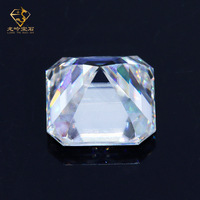 Moissanite VVS 1.0CT 2.0CT 3.0CT Asscher Cut Mossanite Diamond GRA Certified DEF Color Loose Moissanite for Ring Earring