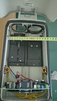 Boîtier de caméra CCTV extérieur 24V à double fenêtre avec essuie-glace, chauffage et ventilateur en option pour caméra de sécurité, étui de protection pour caméra IP