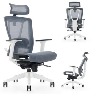 High Back Guest Mesh Office Adjustable Armrest Swivel Computer Ergonomic Chair
