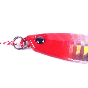 Nuovo Stile Esca da <span class=keywords><strong>Pesca</strong></span> di Alta Qualità 7,5CM 40G Jig in Vari Colori <span class=keywords><strong>con</strong></span> Amo e Piuma - Product Image 2