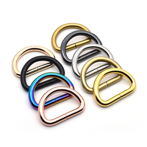 Bán Buôn Cầu Vồng D Vòng Khóa Tùy Chỉnh Phần Cứng Trang Trí Kim Loại Dây Đeo Mở D Ring Cho Phụ Kiện Túi - Product Image 3