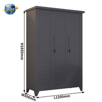 Armoire de rangement modulaire en métal personnalisable écran solaire imperméable moderne et minimaliste pour centre commercial, villa, cour, école