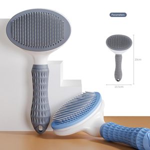 Cat <b>Brush</b> and Dog <b>Brush</b> With Long or Short Hair Self Cleaning Slicker <b>Brush</b> for Shedding and Grooming <b>Pet</b> Hair Removal Comb - Product Image 3
