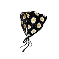 Foulard de tête en crochet, écharpe pour cheveux, bandeau floral, bandana élastique pour cheveux