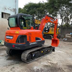 Miniexcavadoras hidráulicas sobre orugas Doosan DX55 DX60 usadas más vendidas, componentes de motor de 5 toneladas Cat, núcleo de caja de cambios de bomba de origen coreano - Product Image 1