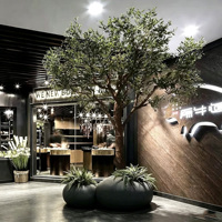 Grand olivier artificiel personnalisé pour la décoration intérieure des centres commerciaux et des restaurants, ornements en fibre de verre imitant un olivier