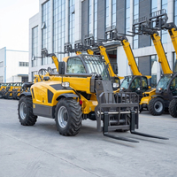 3,5 Tonnen Nennlast Dieselbetriebener Kompakt-Teleskoplader für Landwirtschaft und Bau mit 7m Maximaler Hubhöhe 735 Teleskopstapler