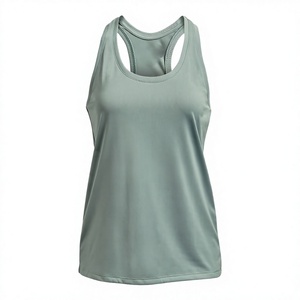 Camiseta de Yoga de Alta Calidad para Mujer, Estilo Racerback, Personalizable, con Cuello Cuadrado, Transpirable, con Logotipo Frontal - Product Image 3