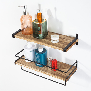 Perchero de pared de madera y metal personalizado con gancho para el hogar, sala de estar, entrada, garaje, joyería, sombrero y colgador de ropa, estante de pared - Product Image 4