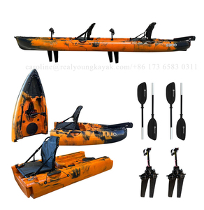 Bote de pesca rotomoldeado de fábrica, kayak con <span class=keywords><strong>pedales</strong></span>, 8,5 pies - Product Image 4