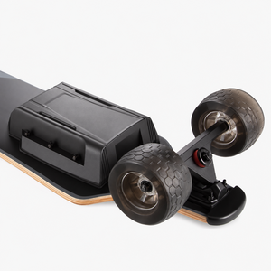 Monopatín Eléctrico con Motor Dual, Ruedas de Gel de 105 mm con Amortiguación, Rodamientos ABEC-9, Velocidad Máxima 45 km/h, Luces Traseras Dobles - Product Image 6
