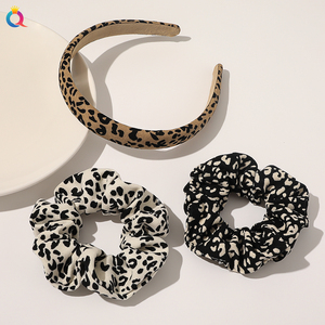 Poiqiyue — bandeau <span class=keywords><strong>de</strong></span> cheveux léopard, tricot <span class=keywords><strong>sauvage</strong></span>, surdimensionné, corde <span class=keywords><strong>de</strong></span> lavage du visage, accessoires <span class=keywords><strong>de</strong></span> cheveux pour femmes - Product Image 4