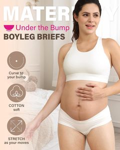 Culottes de grossesse Intimate Portal |   <span class=keywords><strong>Nid</strong></span> douillet post-partum |   Coton pour femmes, motif uni - Product Image 2