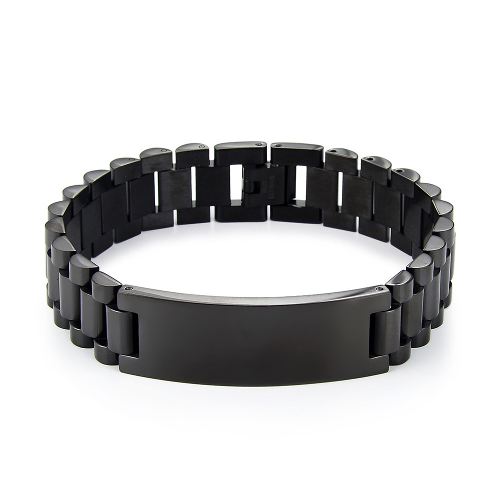 W1,5 cm L21 cm Noir vierge