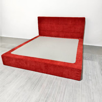 Werks kompression Pixel Bett rahmen Modernes platzsparendes komprimiertes Einzel bett Schnell installation sbett