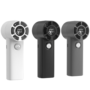 <b>Small</b> Rechargeable Electric Handheld Fan with LED Speed Display 6000mAh Battery Portable for Household Hotel Use Outdoor Car - Product Image 6