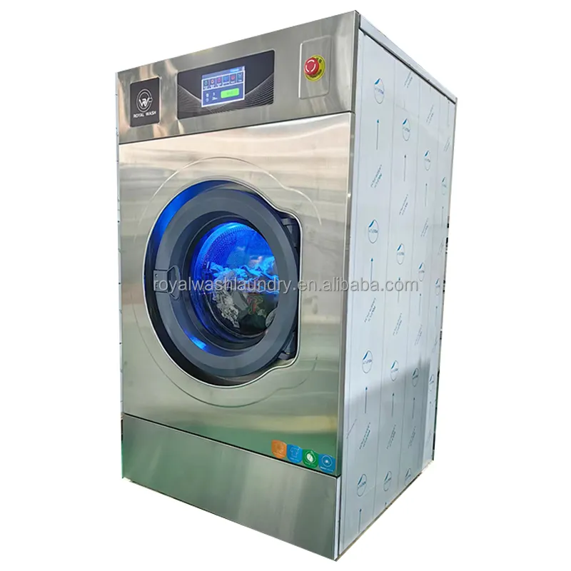 Máquinas de lavanderia a seco, extrator operado por moeda/cartão, montagem macia para lavanderia, self-service