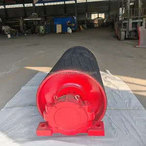 High Quality Rubber Coated Rotating Roller Conveyor Cast Roller For Sale