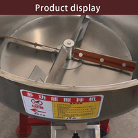 Nouvelle machine à mélanger les aliments pour bétail QP à haut rendement, en acier inoxydable, à surface plate, électrique, capacité de 100 kg, moteur de 3 kW