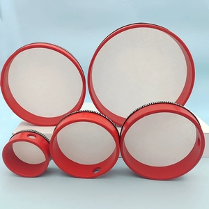 Wholesale Red Painted Wooden Frame Hand <b>Drum</b> Single Drumhead Orff Percussion Instrument <b>For</b> Kids Performance - Product Image 4