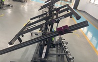 Table de montage pour armoires de commande, cadre pour panneaux d'enclos, angle réglable 0-80°, conception ergonomique, capacité de charge 300 kg