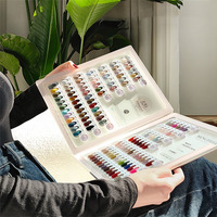 Nouveau intégré 120 couleurs ongles livres manucure affichage carte tableau vernis couleur ongles Gel affichage livre pour Salon de manucure