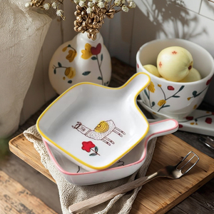 Phim hoạt hình sáng tạo mô hình mini vuông gốm món ăn với xử lý - Product Image 4