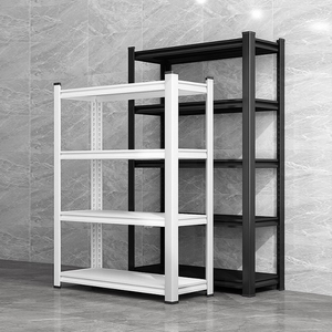 Estanterías de Almacenamiento para el Hogar de Acero sin Pernos, Ajustables, con Protección contra la Corrosión, 5 Niveles, Apilables para Garaje, Fácil Montaje - Product Image 3