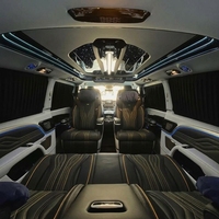 Siège de capitaine VIP de luxe pour conversion intérieure, direct usine, avec ciel étoilé, écran d'appui-tête et éclairage LED d'ambiance pour W447 Vito V-Class