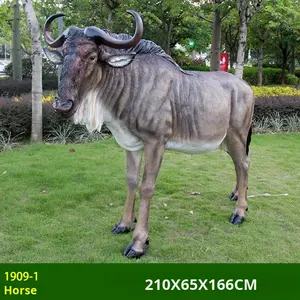 Sculpture en fibre de verre écologique, animal réaliste simulé, décoration de paysage forestier de parc extérieur, petit modèle - Product Image 6