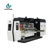 Nouvelle machine de découpe et d'impression entièrement automatique pour carton ondulé multicolore, pour boîtes à pizza et emballages alimentaires