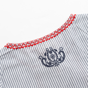 Chemises à manches courtes personnalisées pour jeunes filles, vêtements décontractés de marque, provenant d'une usine chinoise en gros - Product Image 5