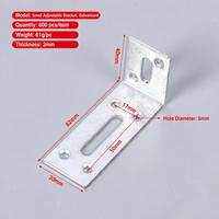 Supports d'angle en métal en forme de L robustes pour meubles, fixation en fer pour armoire en bois, support d'étagère flottante