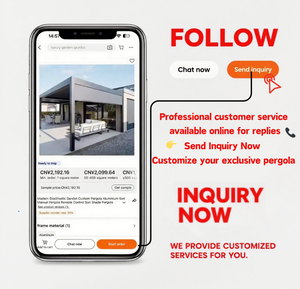 पारिवारिक घटनाओं के लिए पेर्गोला सूर्य-छाया इलेक्ट्रिक रोलर शटर दरवाजा पिछवाड़े <span class=keywords><strong>gazebo</strong></span> - Product Image 6